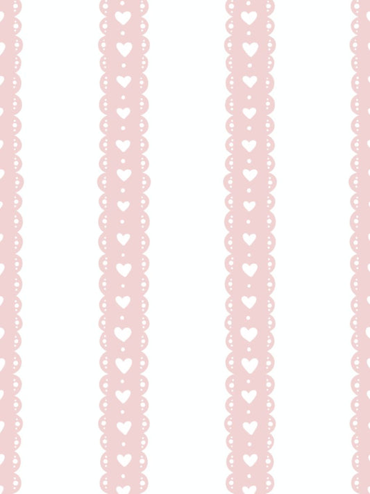 Heart Lace Stripes